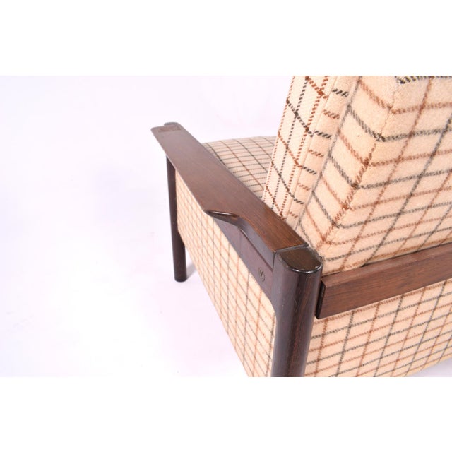 1950s Danish Rosewood Two-Seater Sofa, 1950s For Sale - Image 5 of 10