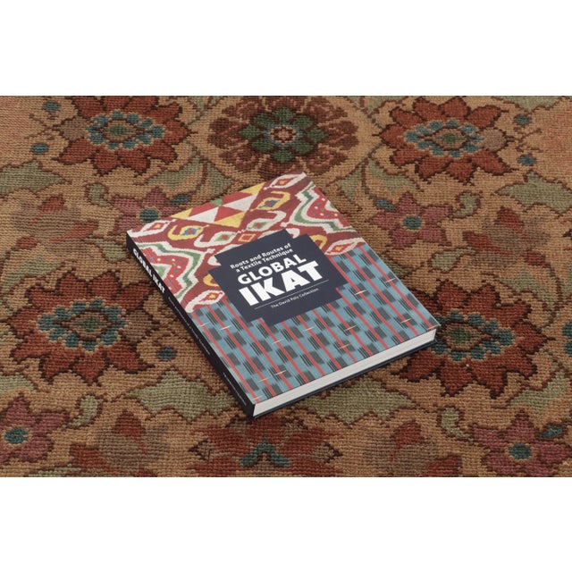 Brown Oversized Antique 20th Century English Needlepoint Rug in Brown - Rug & Kilim For Sale - Image 8 of 9