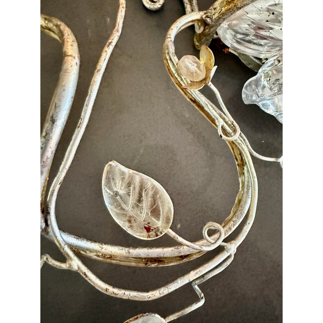 Metal Mid 19th Century Pair of Maison Bagues Wall Sconces For Sale - Image 7 of 10