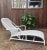 1970s 1970’s White Wicker Chaise Lounge For Sale - Image 5 of 12