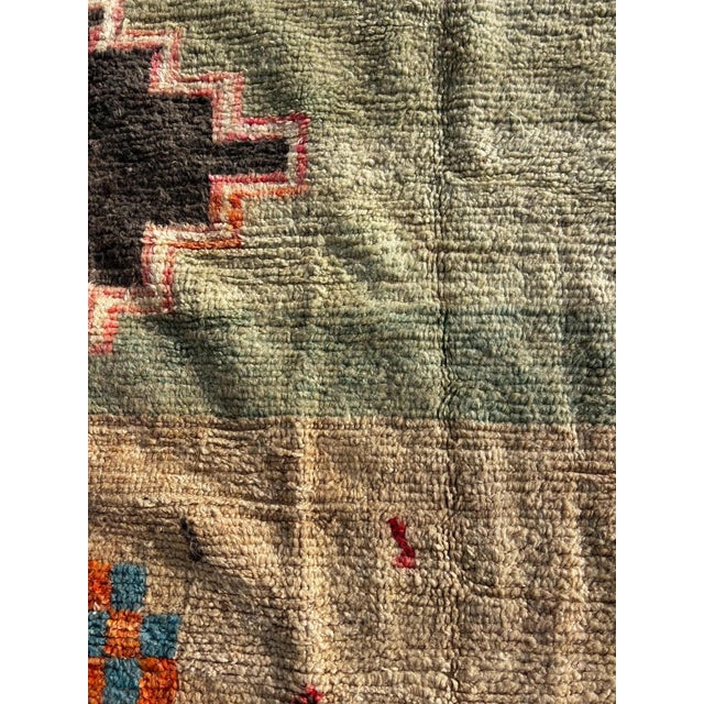 Textile Moroccan Colorful Boujad Wool Rug - Berber Rug -Vintage Moroccan Rug For Sale - Image 7 of 8