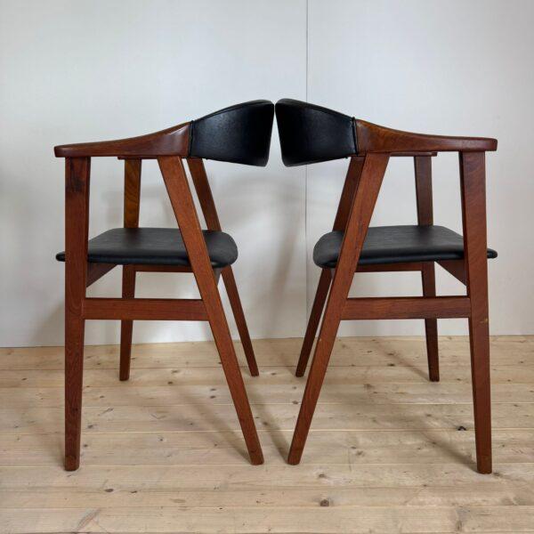 Vintage Danish Teak Chairs, 1960, Set of 4 For Sale - Image 5 of 8