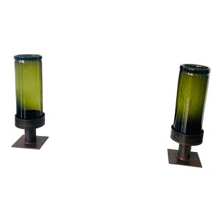 Jan Barboglio Hurricane Lamps - Set of 2 For Sale