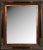 Mid-Century Modern Mirror With Painted Carved Wood Frame For Sale - Image 3 of 3