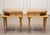 French Art Deco Nightstands with Brown Mirrored Glass Tops in Birch, 1940s, Set of 2 For Sale - Image 8 of 8