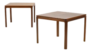 1950s Scandinavian Modern Folke Ohlsson for Dux Teak Side Table (Pair)