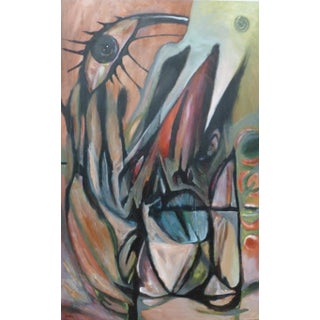 "Foresight" Abstract Oil and Acrylic Painting by Scott Spencer For Sale