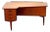 Lelångs Möbelfabrik Swedish Teak Boomerang Desk Designed by Goren Strand For Sale