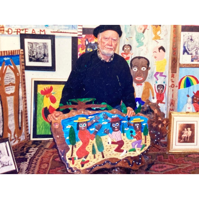 "Niloville Picnic" by Nilo Lamzas, New Orleans Louisiana, Nl Original Landscape Painting, Nature Park Painting, Oil on Canvas, Framed For Sale - Image 9 of 12