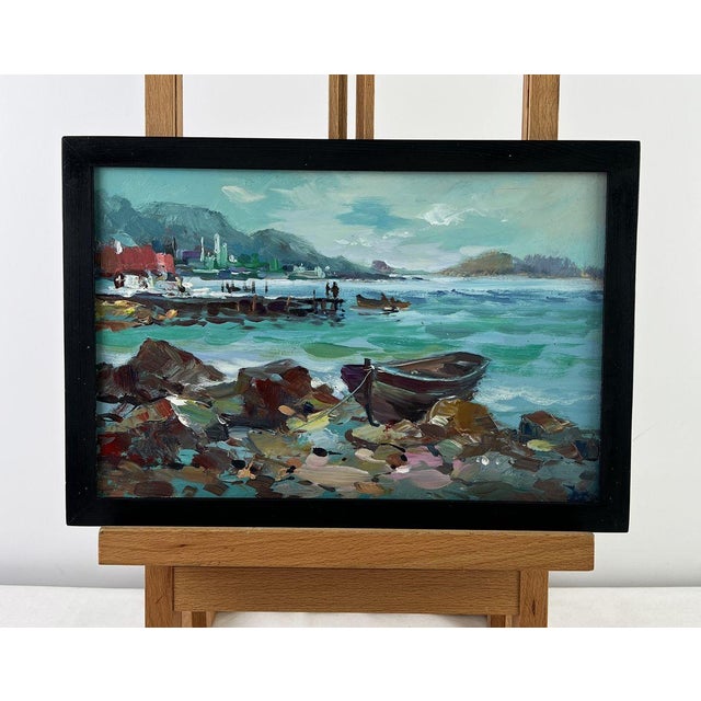 Impressionist Oil Painting Before the Sea Storm Yuriy Suprunchuk For Sale - Image 3 of 11