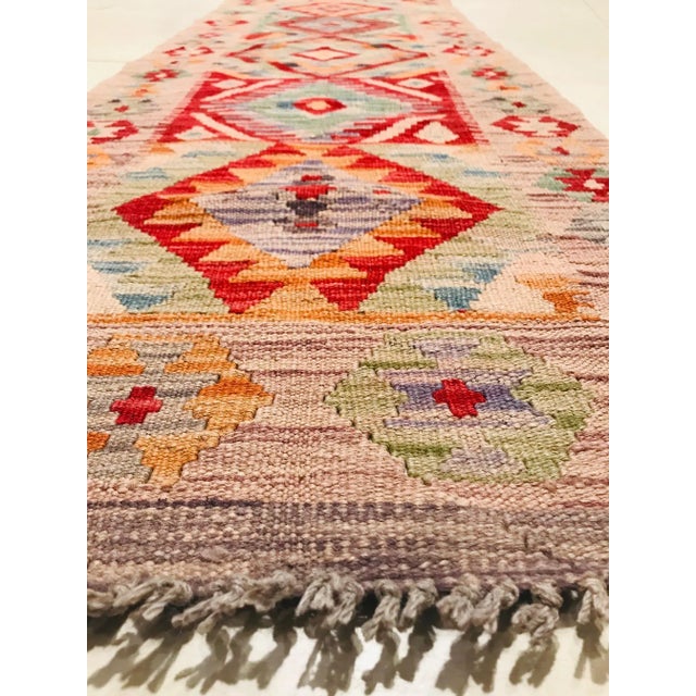 Vintage Hand-Crafted Wool Carpet, 1980s For Sale - Image 3 of 11