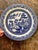 Fantastic large English round platter , presented in a blue willow pattern, on a crisp, white with a rich royal blue. This...