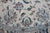 Vintage Nain Floral All Over Vine Palmette Round Wool & Silk Area Rug 74" For Sale - Image 10 of 13