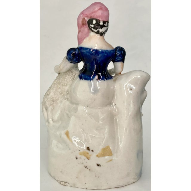 Victorian Antique Staffordshire Figurine Circa 1860 For Sale - Image 3 of 9