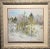 Luminous work., Landscape with snow at the edge of the woods. This piece is attributed to the mentioned designer/maker. It...