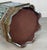 Vintage Middle Eastern Meenakari Hammered Tin Footstool Ottoman For Sale - Image 11 of 11