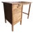 Vintage Oak Rolltop Writing Desk with Tambour Door, Germany, 1950s For Sale