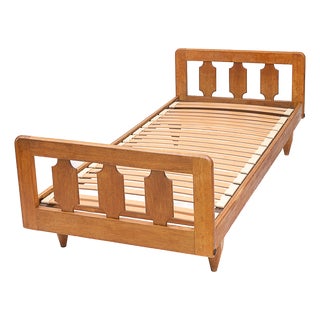 Daybed attributed to Guillerme et Chambron, 1950s For Sale