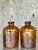 Boho Chic Vintage Boho Tortoise Glass Apothecary Jars - a Pair For Sale - Image 3 of 12