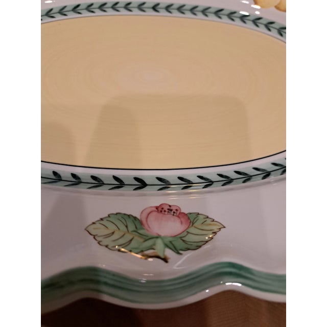 Villeroy and Boch Florence Large Platter From the French Garden Collection For Sale - Image 4 of 9