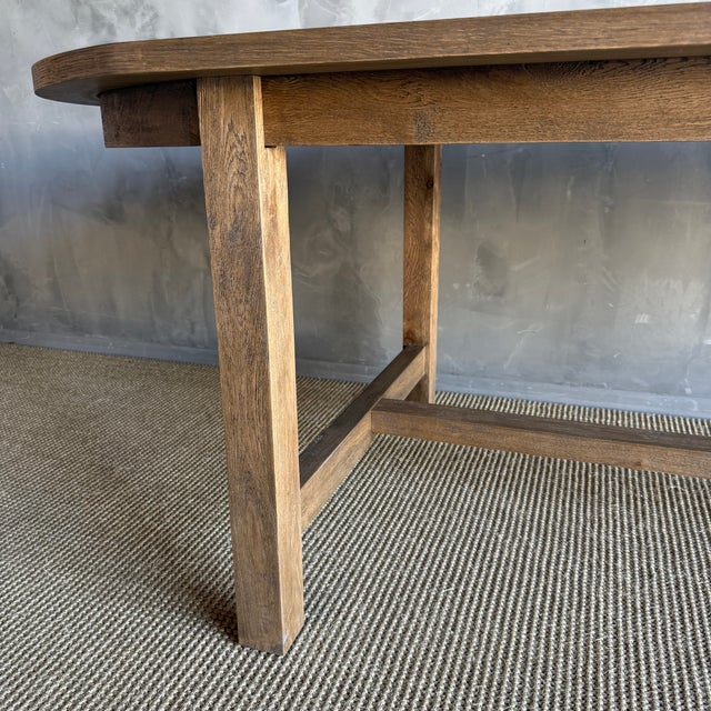 Oval Dining Table in Natural White Oak 74" - Montana Brown For Sale - Image 9 of 9