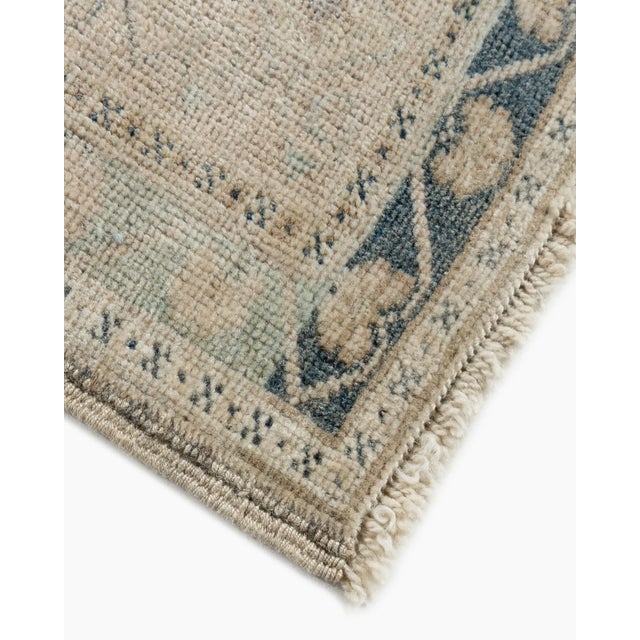 Vintage Beige Turkish Oushak Area Rug 5ft 8in X 9ft 6in For Sale - Image 11 of 12