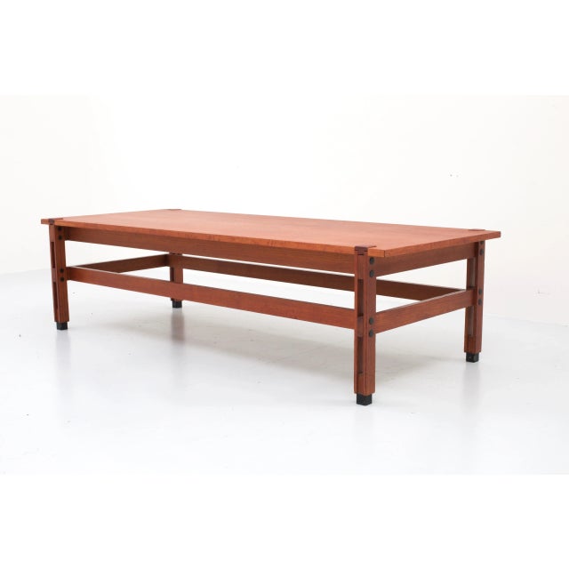 Italian Tivoli Coffee Table in Teak by Ico Parisi for Mim Roma, 1958 For Sale - Image 3 of 8