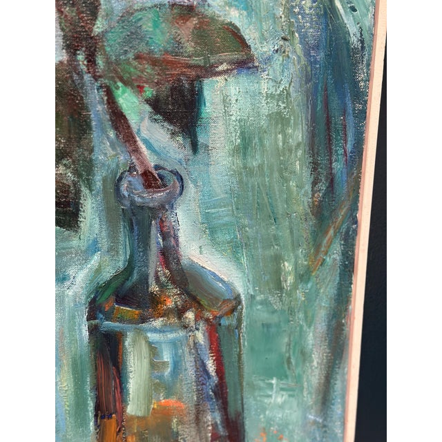 Ernst Baumann, Rose, 1960s, Oil on Canvas, Framed For Sale - Image 7 of 18