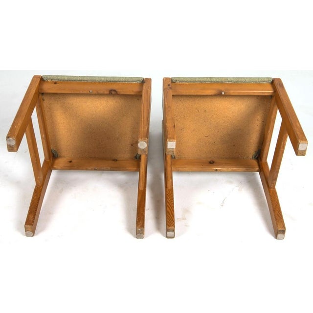 6 Dining Chairs 1970's Scandinavian Modern For Sale In New York - Image 6 of 6