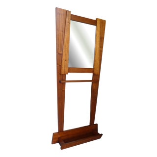 Mahogany Wardrobe with Mirror, 1950 For Sale