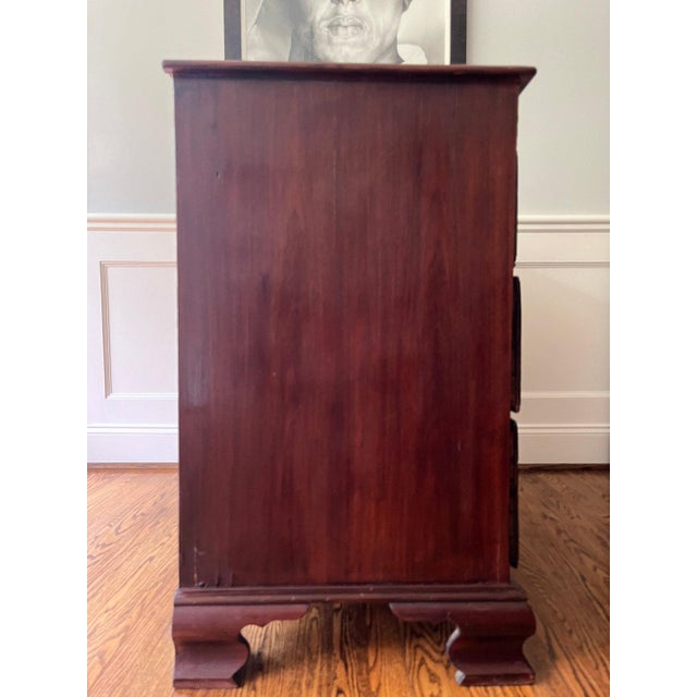 19th Century Georgian Mahogany Dresser with Inlay For Sale - Image 10 of 12