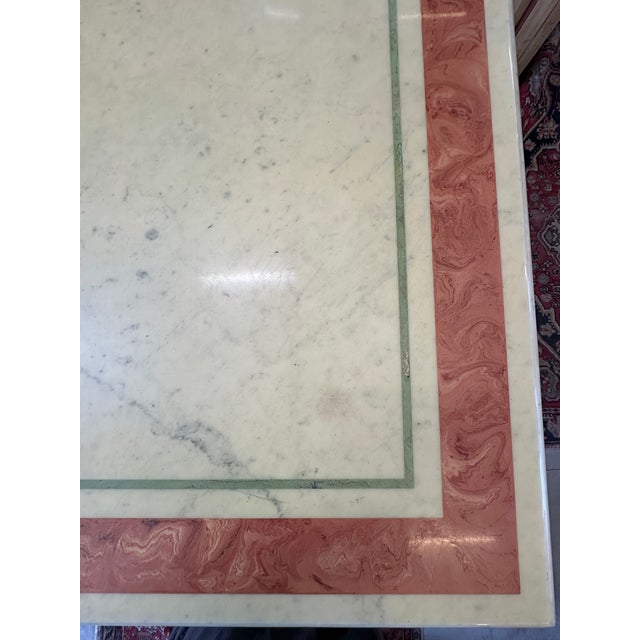 1970s Marble Dining Table with Column Bases, 1970s For Sale - Image 5 of 18