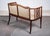 Wood Art Nouveau 2-Seater Sofa or Bench in Mahogany, Early 1900s For Sale - Image 7 of 10
