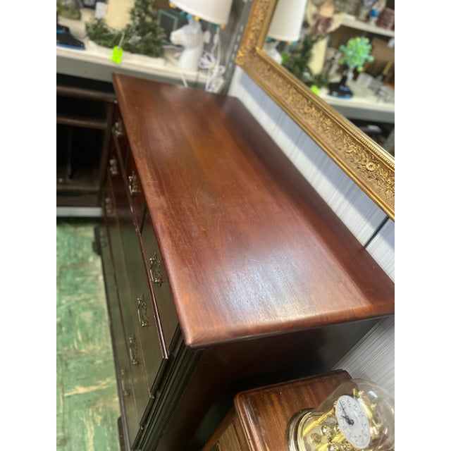 1940s Kling Furniture 3 Over 3 Dresser For Sale - Image 6 of 13
