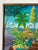 Vintage Michelet Haitian Folk Art Tropical Village Scene Landscape Oil Painting – Framed For Sale - Image 4 of 16