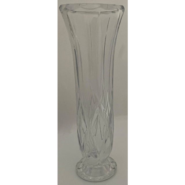 Early 21st Century Gorham Bud Vase Full Lead Crystal For Sale - Image 10 of 11