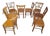 Bistro Chairs in Beech from Luterma, 1950s, Set of 8 For Sale