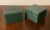 Mid-Century Modern Green Agate Stone Square Display Base Block Cubes or Candlesticks - a Pair For Sale - Image 3 of 13