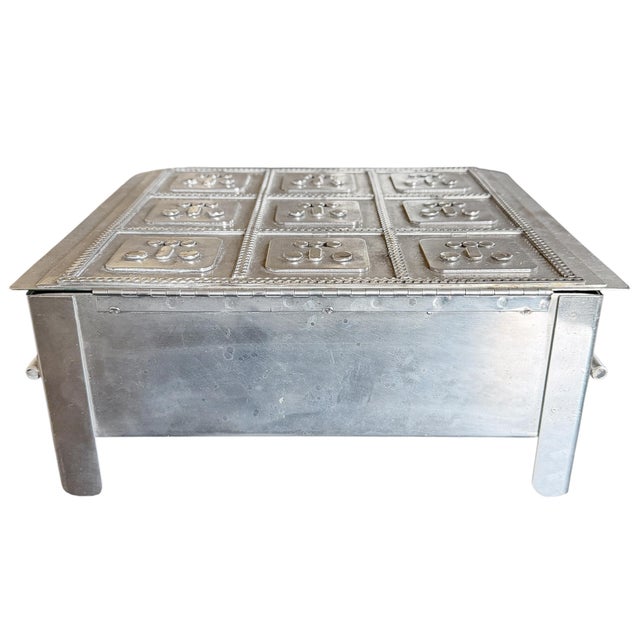 Silver Vintage Stainless Steel Box by Stanley Szwarc For Sale - Image 8 of 16