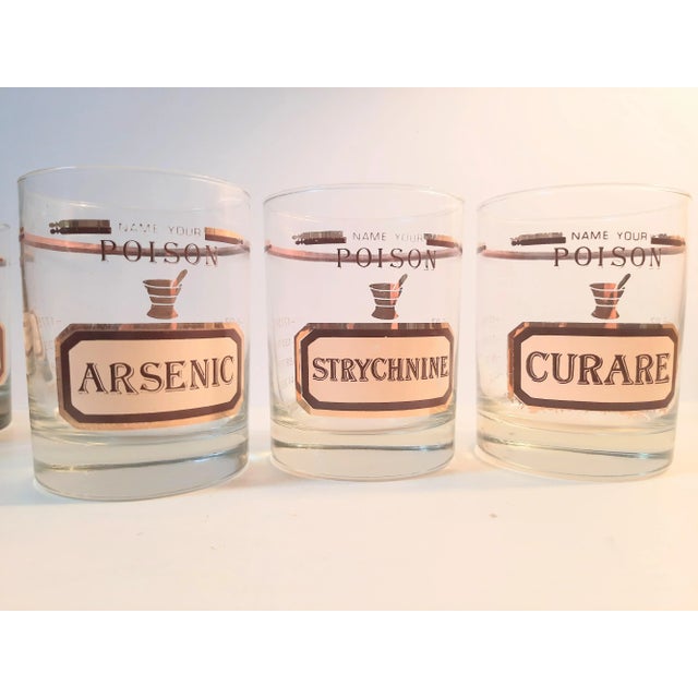 Name Your Poison Barware Glasses Bar Vintage For Sale In Fayetteville, AR - Image 6 of 14