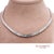 Metal 18k 750 Solid White Gold Natural Diamond Buguatte Tennis Necklace For Sale - Image 7 of 11