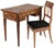 Wood Antique Biedermeier Lady's Writing Desk in Walnut, 1830 For Sale - Image 7 of 18