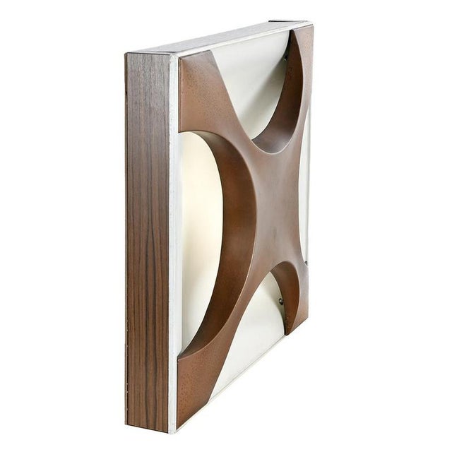 Vintage Oyster Wall Lamp by Rolf Krüger For Sale - Image 3 of 8