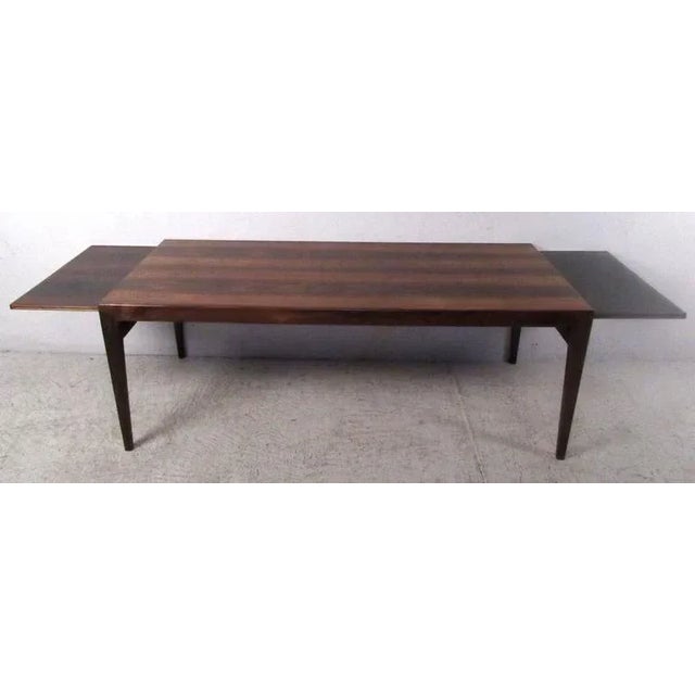 Johannes Anderson Expandable Rosewood Coffee Table For Sale In New York - Image 6 of 6