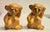 Figurative Mid 20th Century Trompe-L’Oeil Ceramic Cheeky Monkey Salt and Pepper Shakers For Sale - Image 3 of 9