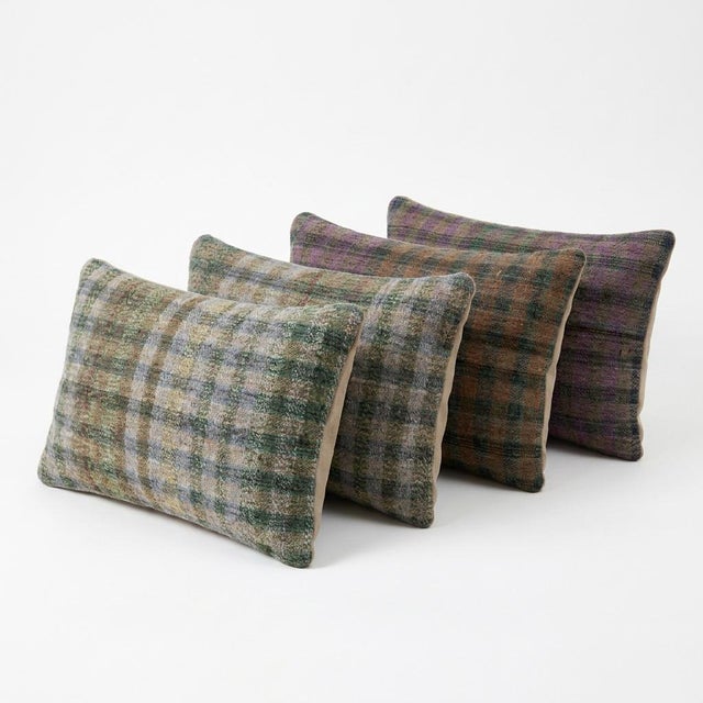 This beautiful 16'' X 24'' pillow cover set was made from authentic Turkish Kilim pieces. Bright colors of wool adorn the...