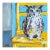 Owl on Yellow Chair Oil Painting Original For Sale