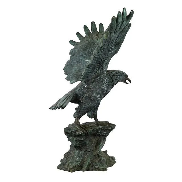 Patin Bronze Eagle-Sculpture, Italy, 1970s, Bronze For Sale - Image 4 of 11