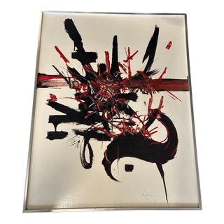 Georges Mathieu, Tableau, 1970s, Canvas For Sale