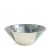 Japanese Minimalistic White Green Metal Raku Ceramics Aurora Bowls by Laab Milano, Set of 4 For Sale - Image 16 of 18